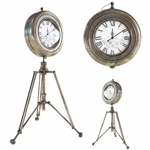 decoration – Retro clock 3ds Max