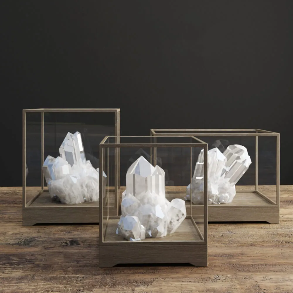 decoration – RH Quartz crystal cluster 3ds Max