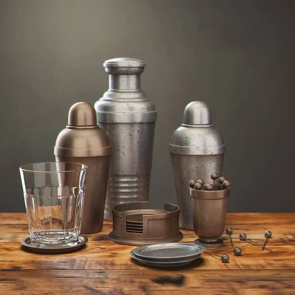 decoration – RH Vintage  hotel tablewares 3ds Max