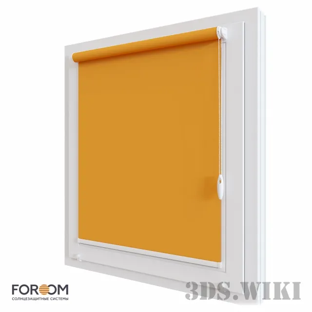 decoration – Roller blinds INTEGRA SLIM 3ds Max