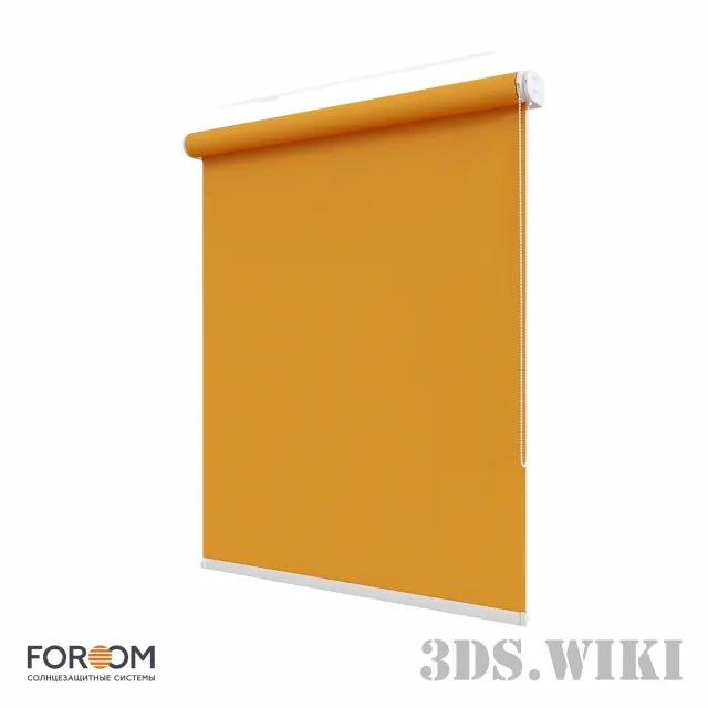 decoration – Roller blinds ROLL 3ds Max