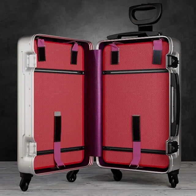 decoration – Rolling Luggage 3ds Max