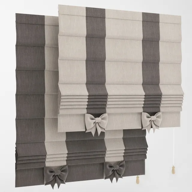 decoration – Roman blind 37 3ds Max