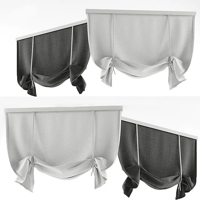 decoration – Roman Curtain 05 3ds Max