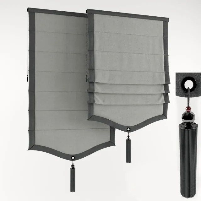 decoration – Roman curtain 94 3ds Max