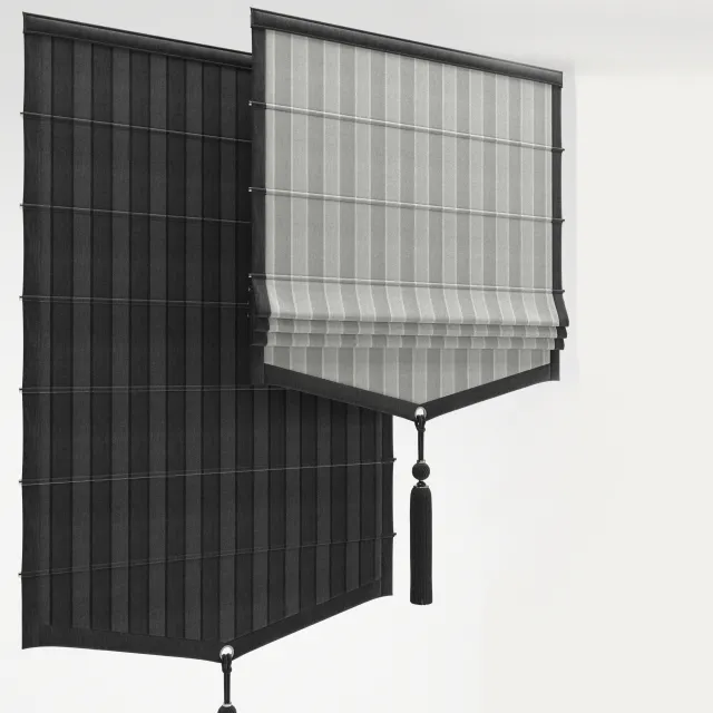 decoration – Roman shade 23 3ds Max