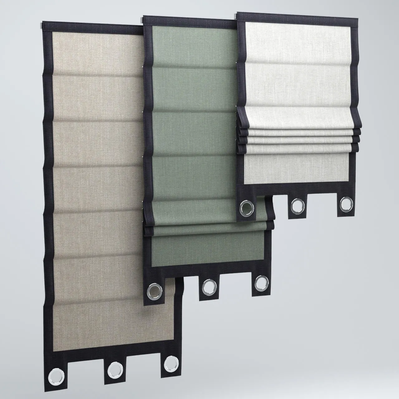 decoration – Roman Shade 38 1 3ds Max