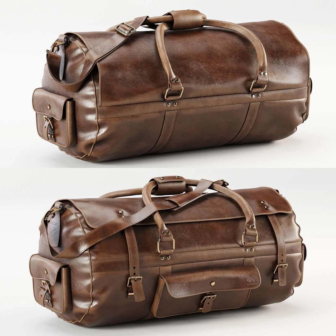 decoration – Roosevelt Buffalo Leather Travel Duffle Bag 3ds Max