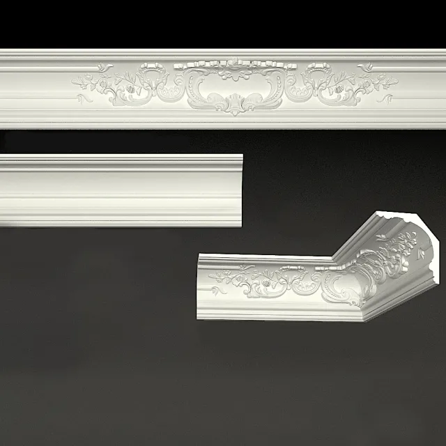 decoration – Sabur decor 2015 cornice KF31 3ds Max