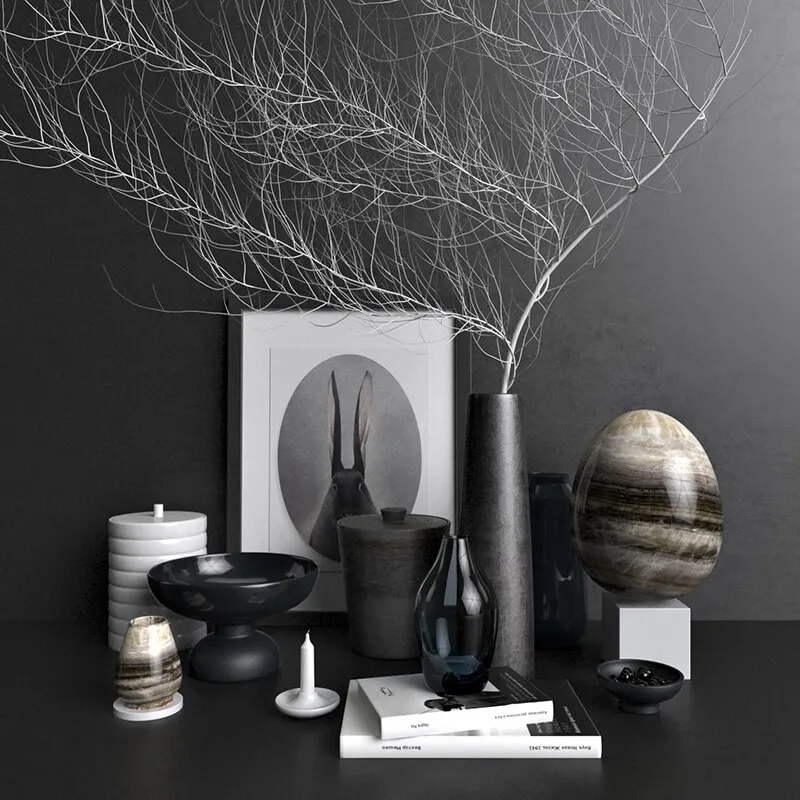 decoration – Scandy  decorative set 3 3ds Max