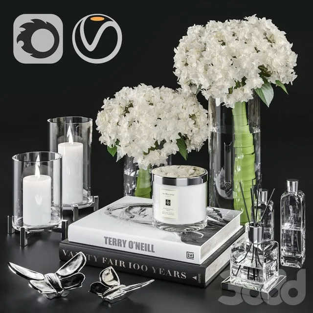 Decoration Set 08 3dsMax Model