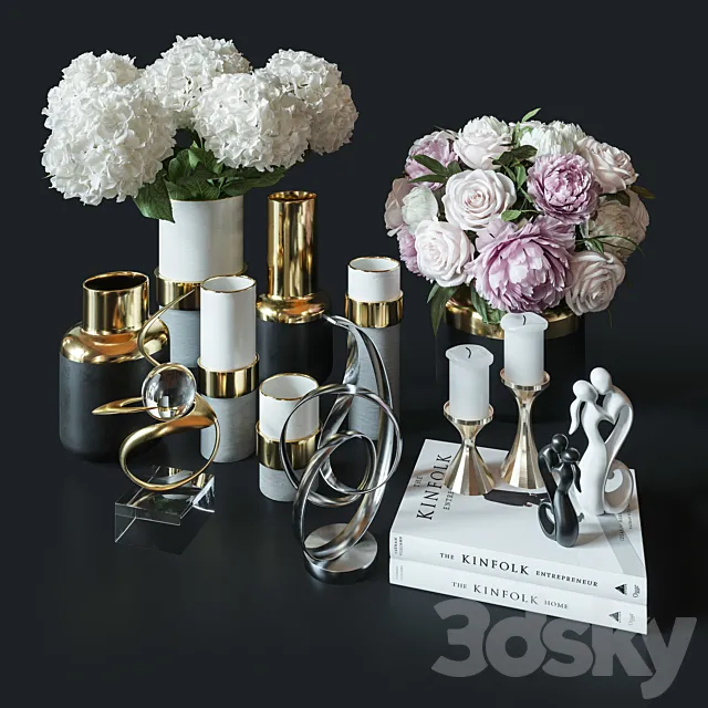 Decoration Set 33 3DSMax File