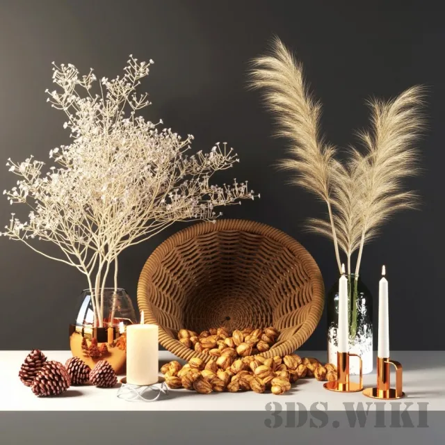decoration – Set 355 3ds Max