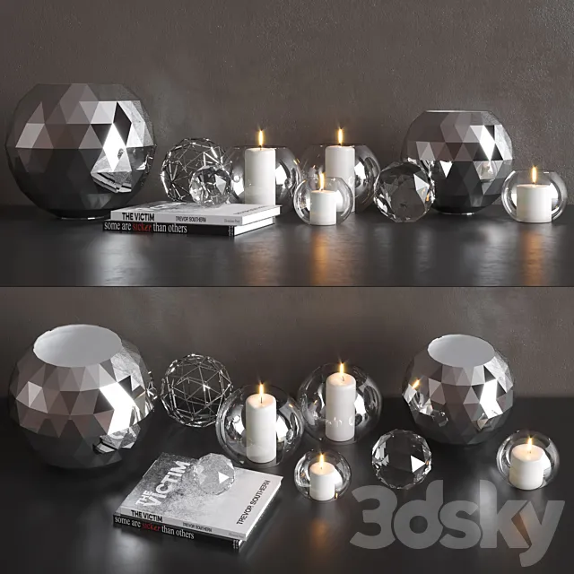 Decoration set 3DS Max Model