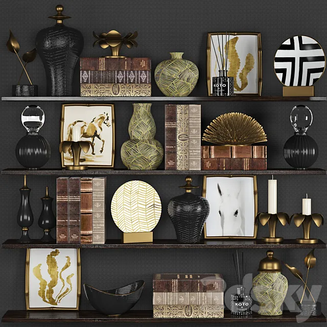 Decoration set 5 3DS Max Model