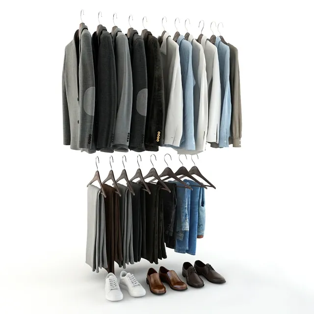 decoration – Set of clothes_06 3ds Max