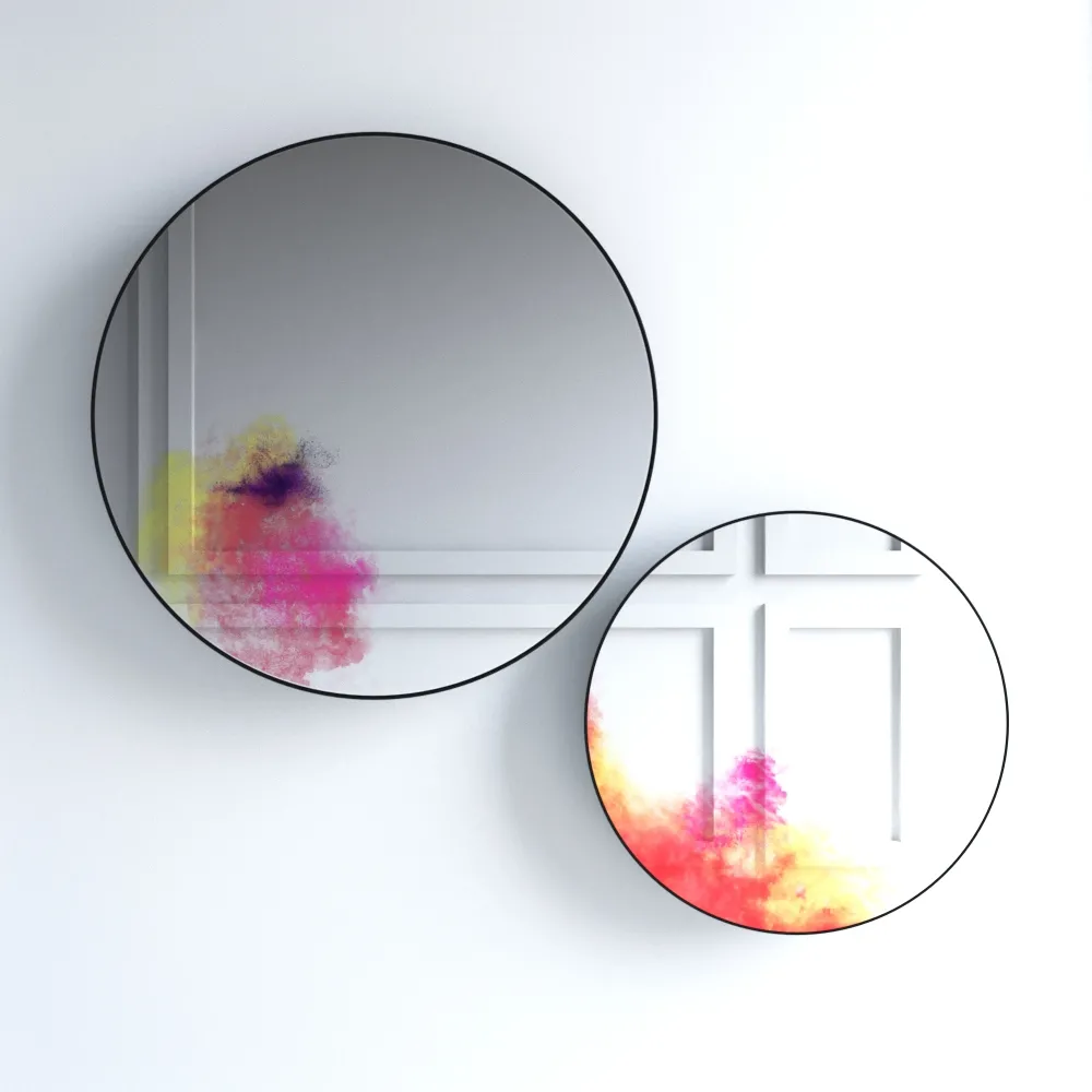 decoration – Set of mirrors Francis 3ds Max