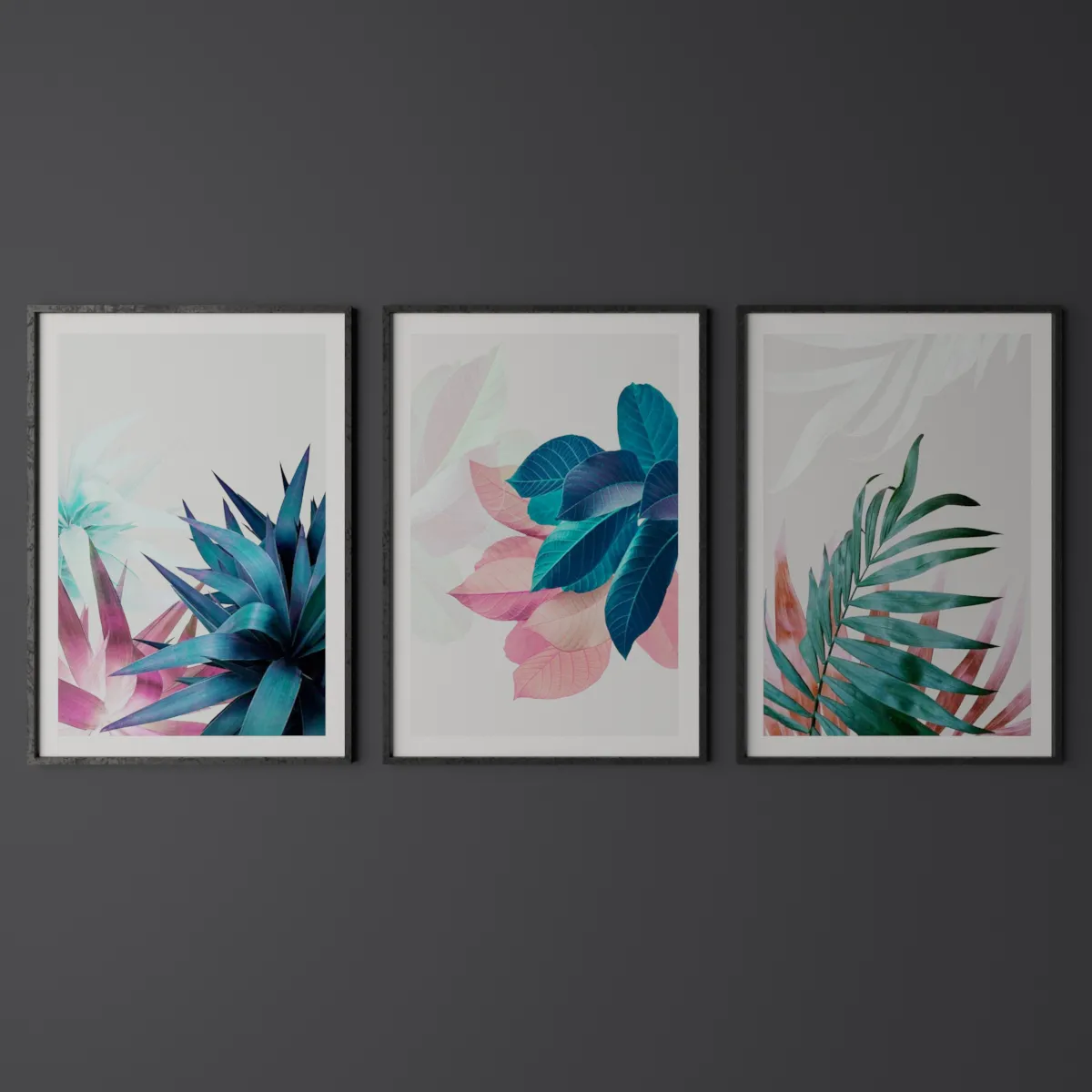 decoration – Set of tropical leaf prit 01 3ds Max