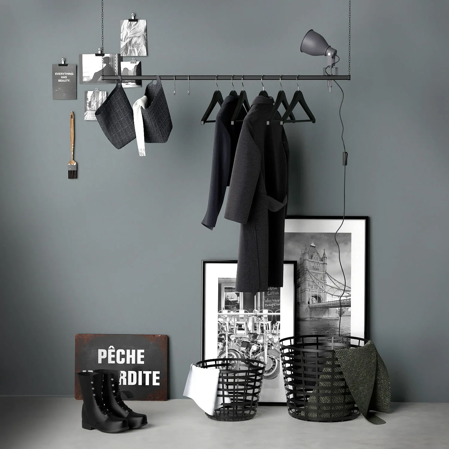 decoration – Set_of_clothes_1 3ds Max