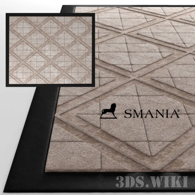decoration – Smania carpet 3ds Max