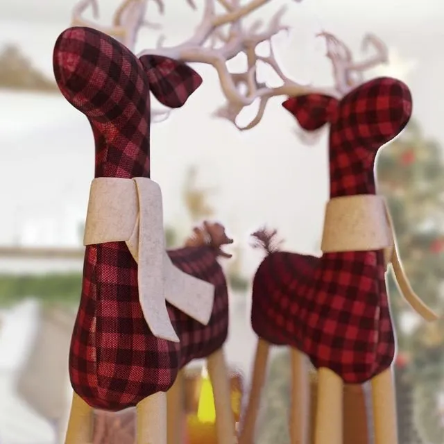 decoration – Soft Decorative Pottery Barn Deer 3ds Max