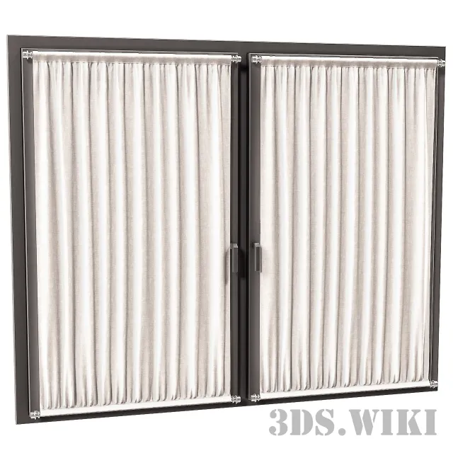 decoration – Sorry curtains to fit your window 3ds Max