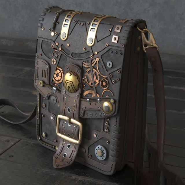 decoration – Steampunk bag 3ds Max