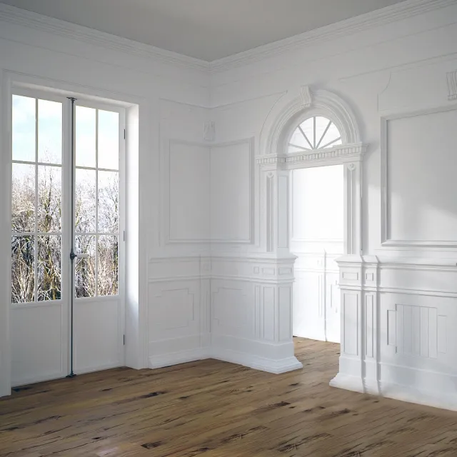 decoration – Stucco for decoration of walls and openings 3ds Max