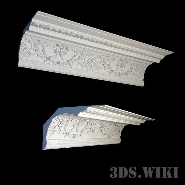 decoration – Stucco molding – a beautiful cornice 3ds Max