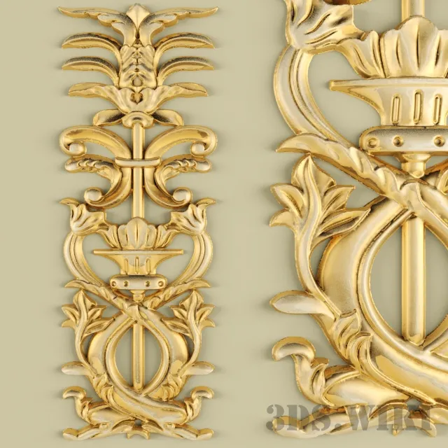 decoration – Stucco pattern 3ds Max