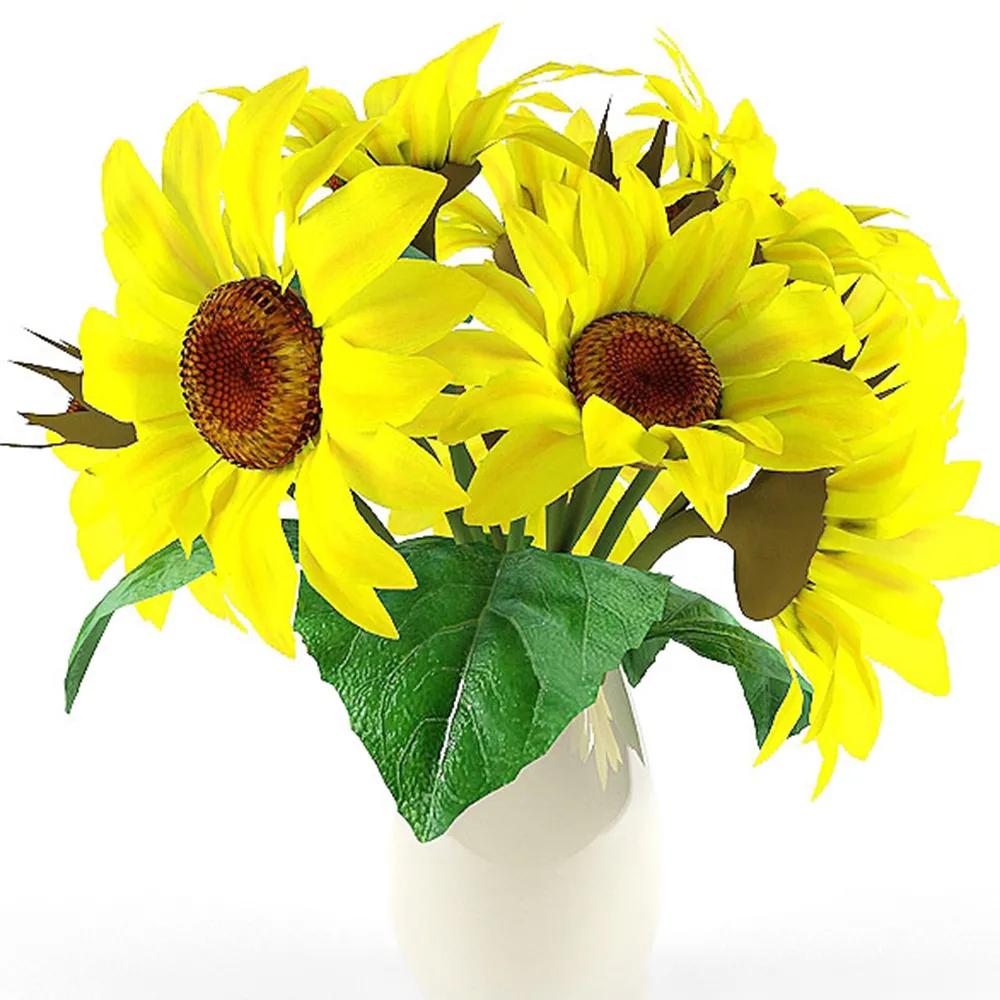 decoration – Sunflowers in a vase 3ds Max