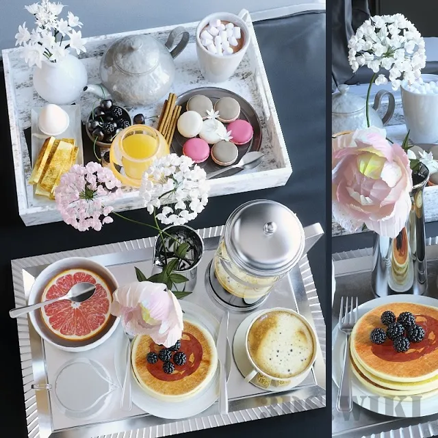 decoration – Tea set on a tray 3ds Max