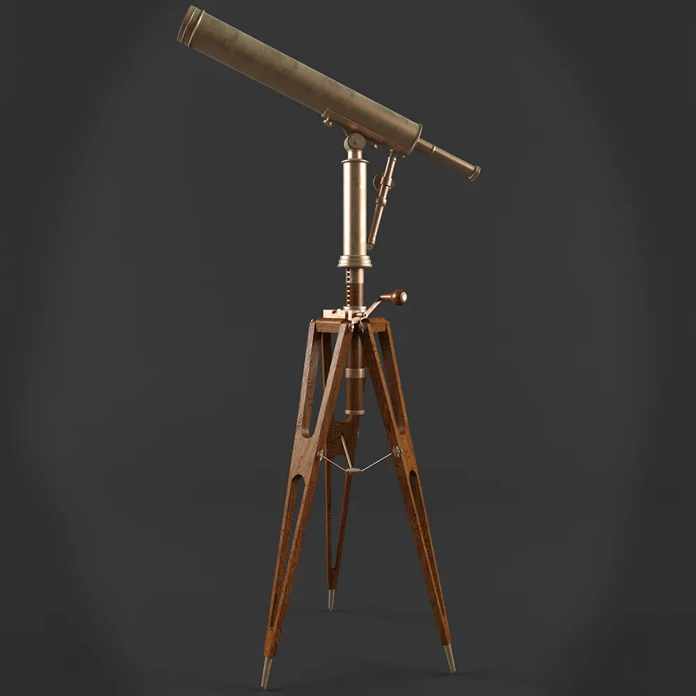 decoration – Telescope 3ds Max