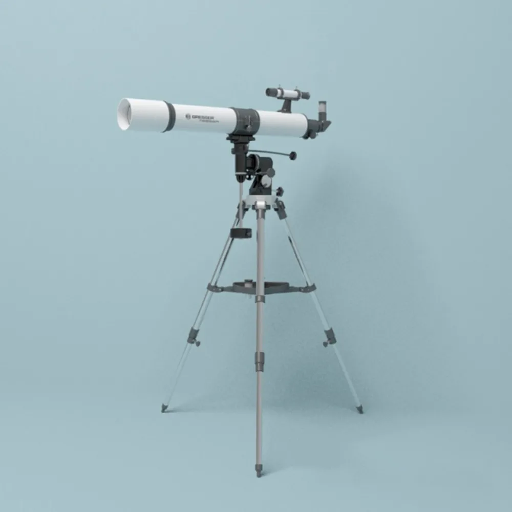 decoration – Telescope Bresser R-80 3ds Max