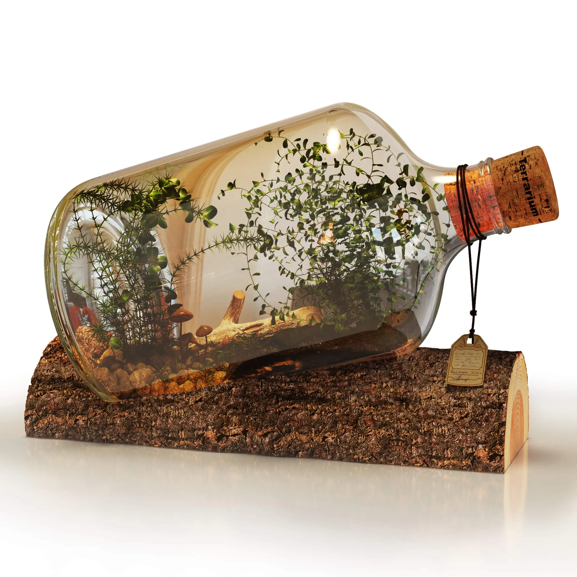 decoration – Terrarium decorative object 01 3ds Max