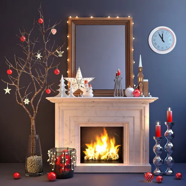 decoration – The Christmas Set 3ds Max