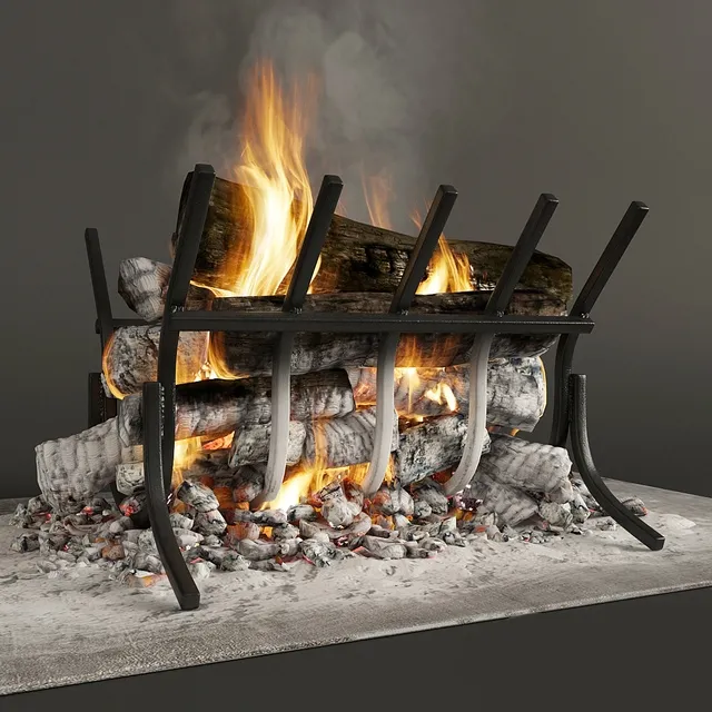 decoration – the fire 2 3ds Max