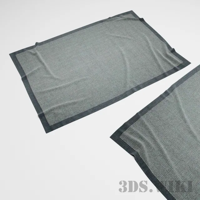 decoration – Thin plain carpet 3ds Max