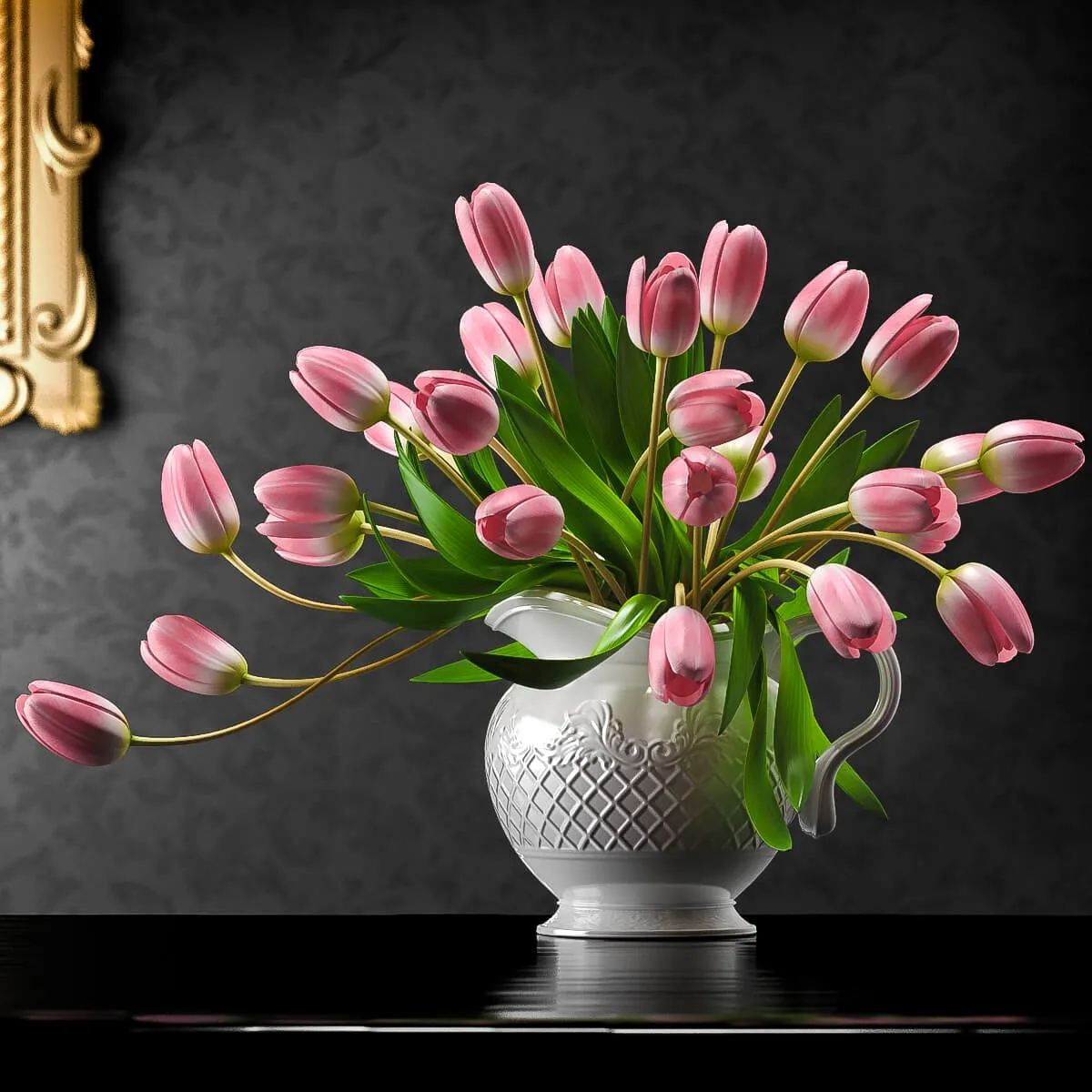 decoration – Tulip 6 3ds Max