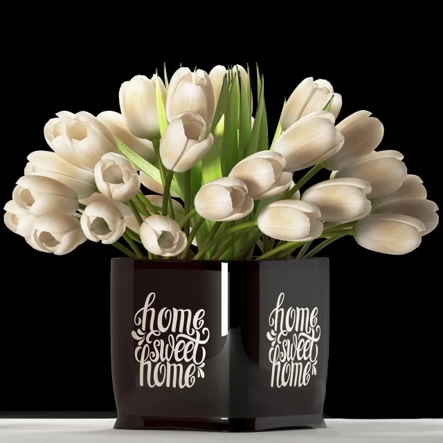 decoration – Tulip nine 1 3ds Max
