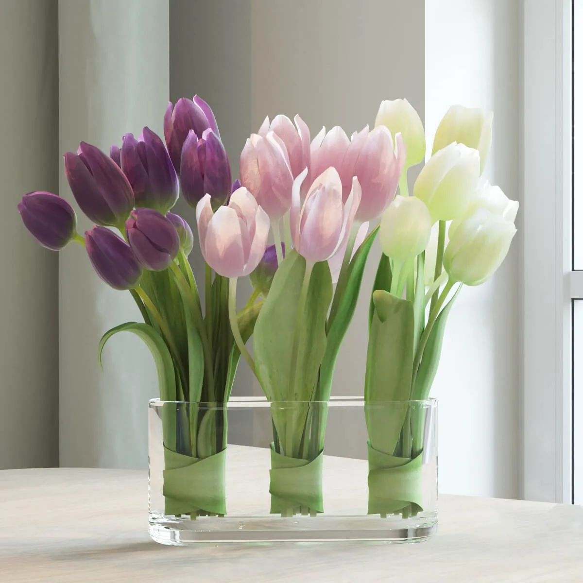 decoration – Tulips 007 3ds Max