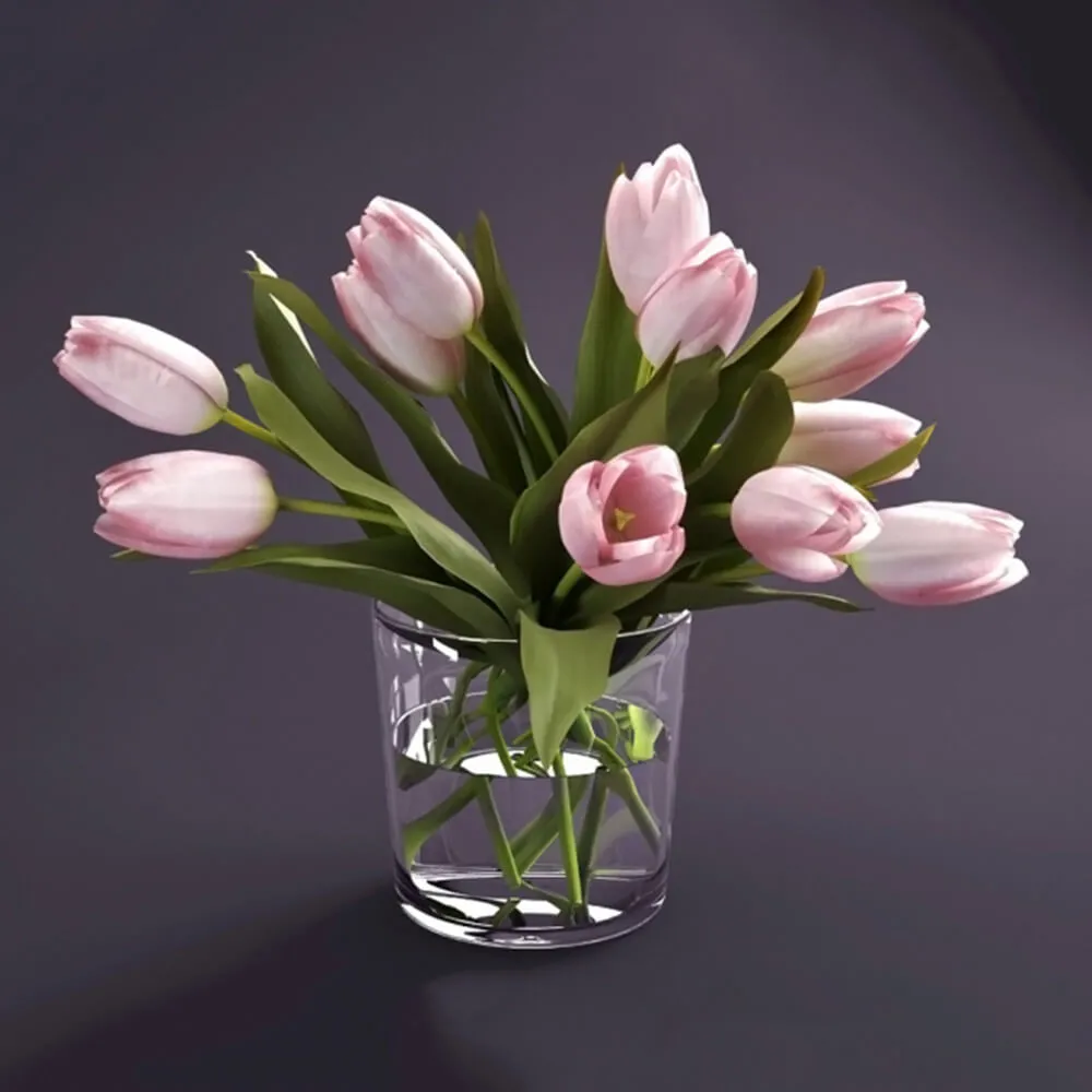 decoration – Tulips 3ds Max