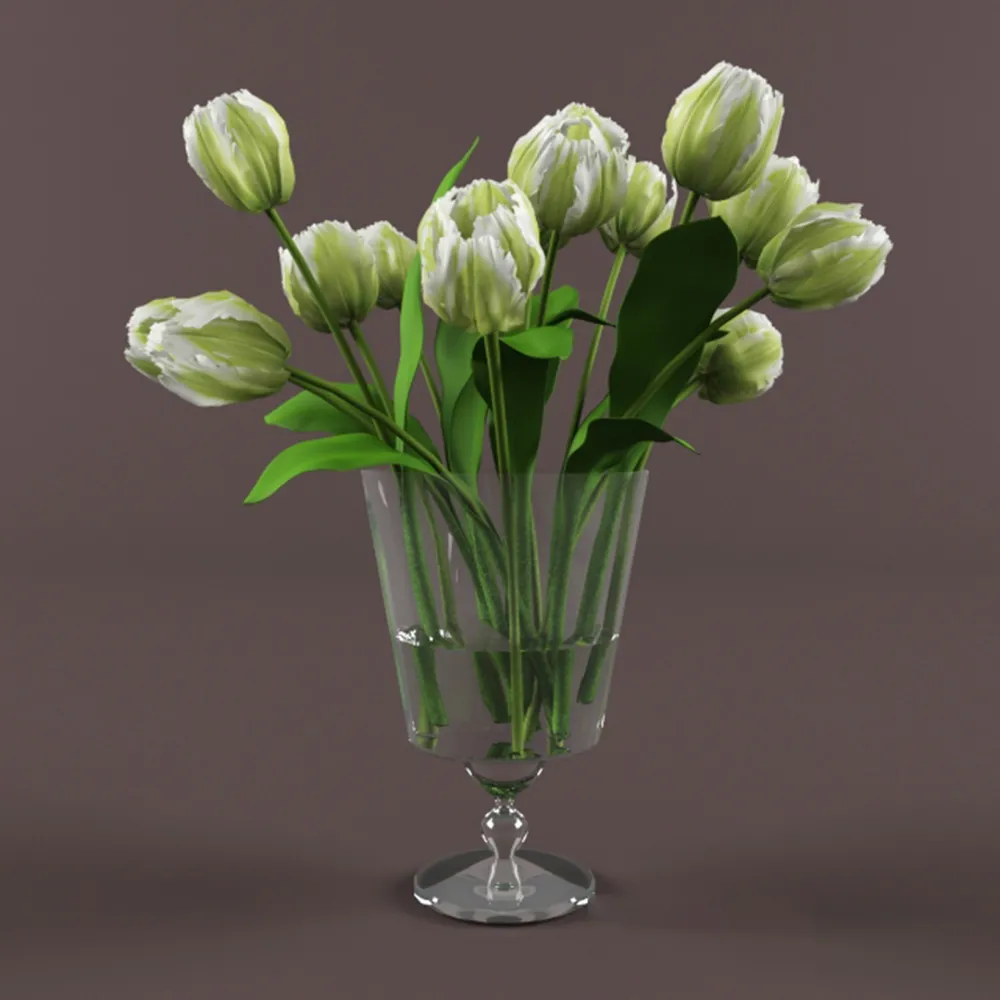 decoration – Tulips 3ds Max