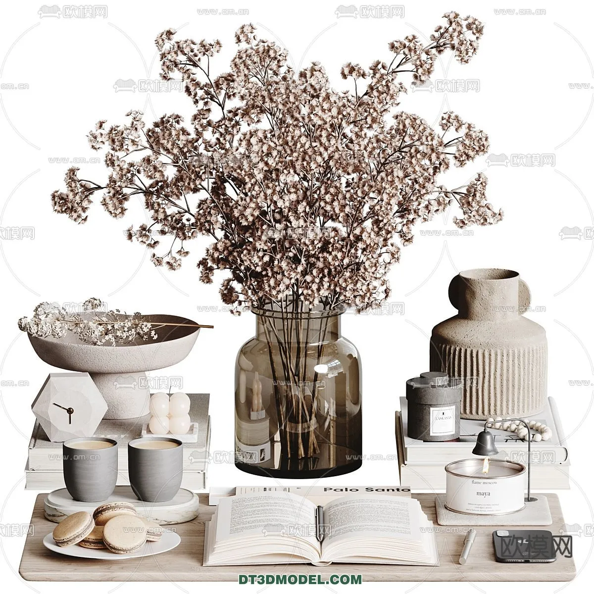 DECORATION – VASE – 3D Model For Interior Design – 687