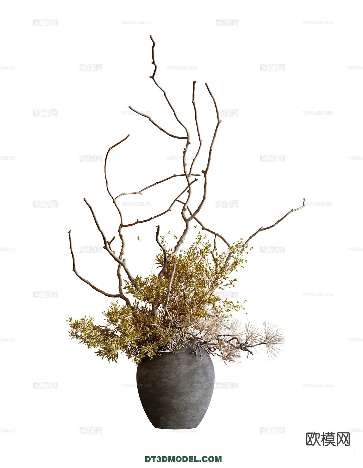 DECORATION – VASE – 3D Model For Interior Design – 702