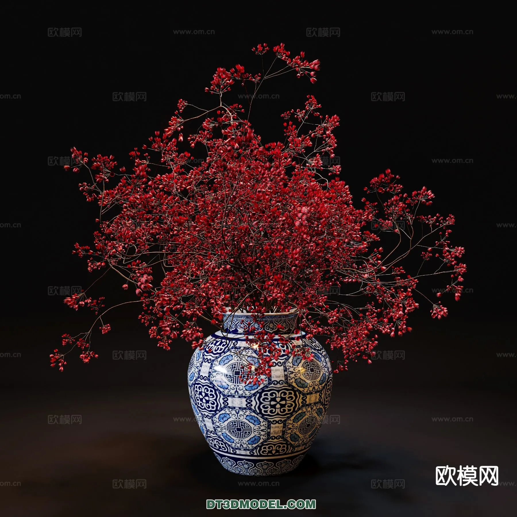 DECORATION – VASE – 3D Model For Interior Design – 730