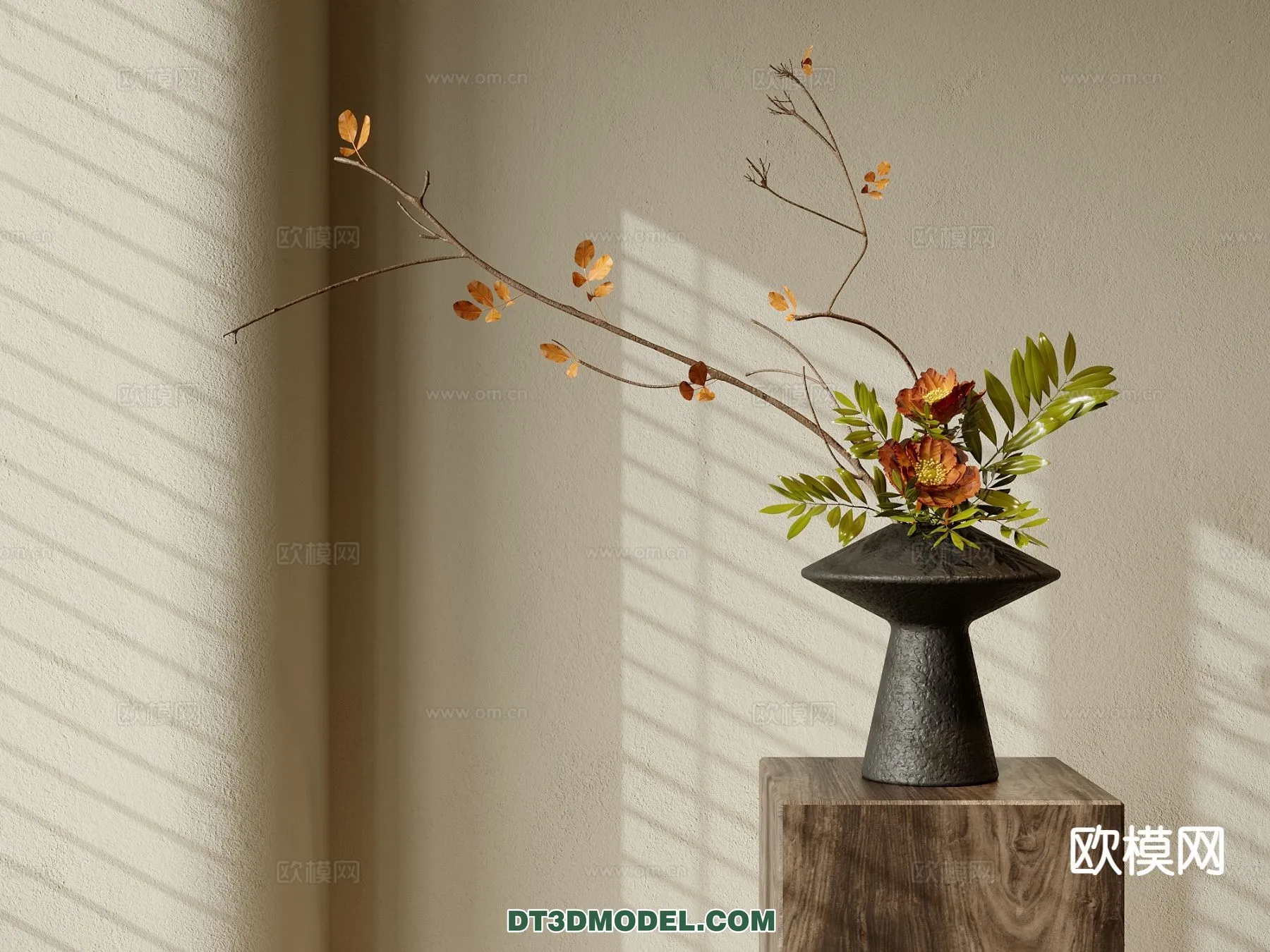 DECORATION – VASE – 3D Model For Interior Design – 731