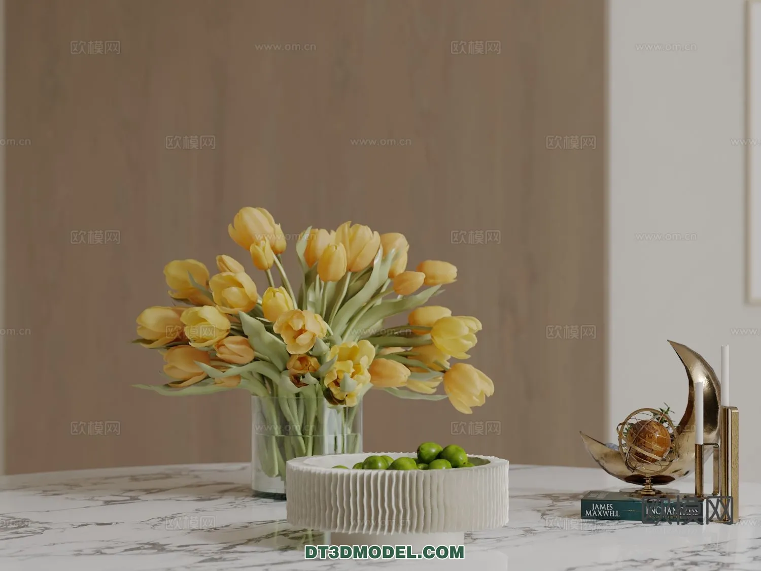 DECORATION – VASE – 3D Model For Interior Design – 740