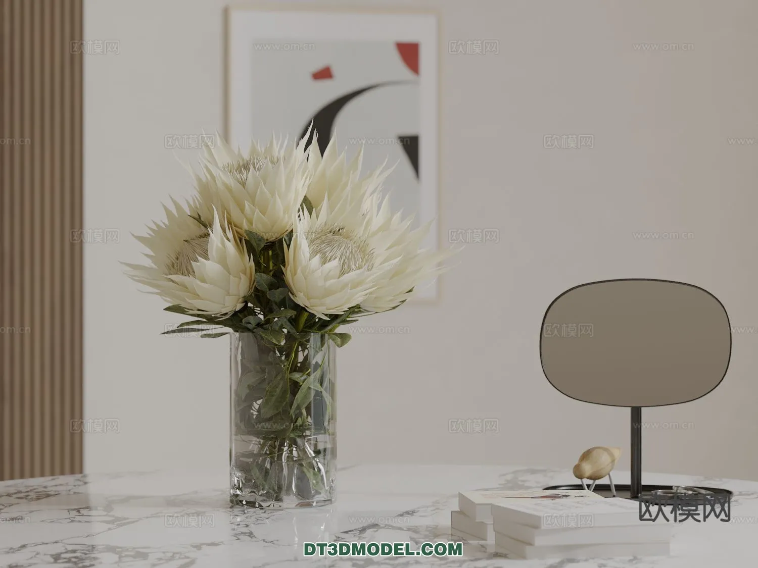 DECORATION – VASE – 3D Model For Interior Design – 741