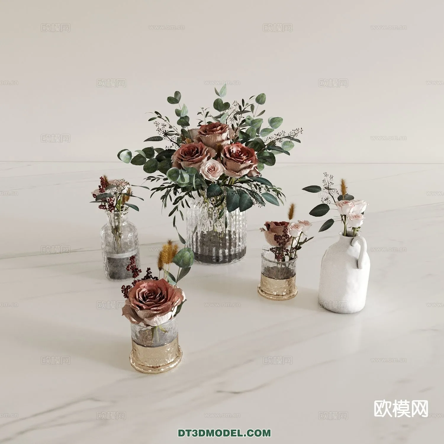 DECORATION – VASE – 3D Model For Interior Design – 748